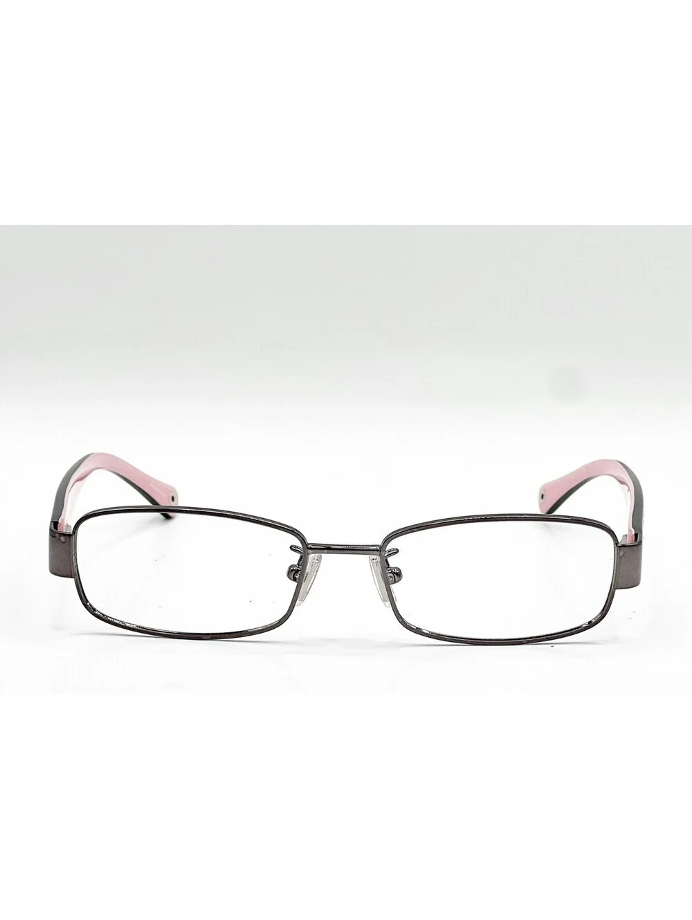 Coach HC 5001 9021 Dark Silver Rectangle Authentic Eyeglass Frames 50-16-135